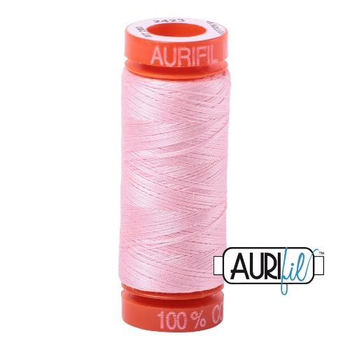 Aurifil 50 200m 2423 Cotton Thread Baby Pink