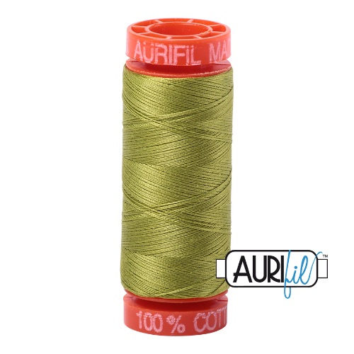 Aurifil 50 200m 1147 Cotton Thread Light Leaf Green