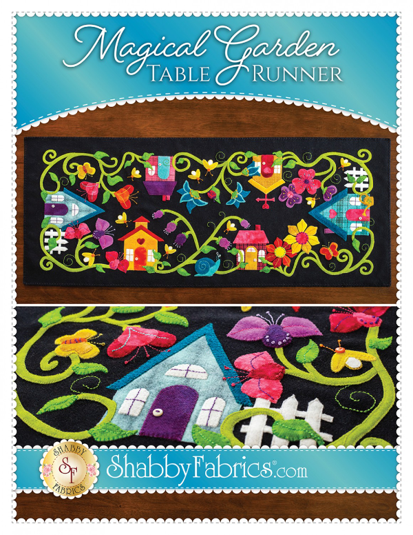 Magical Garden Table Runner Pattern