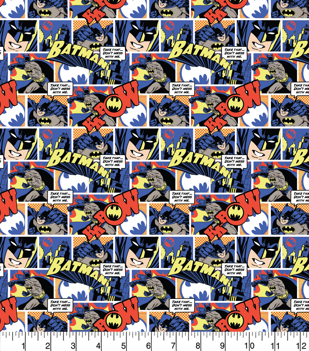 DC Batman Pop Comics Fabric