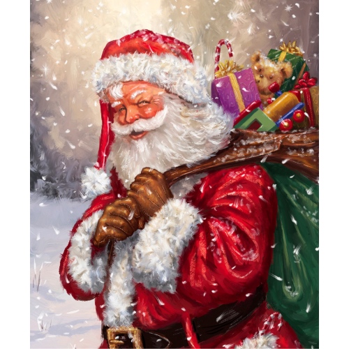 希少 Santa by Bay Window trim a  ジャンク品 Jolly Old St Nick Christmas Panel - The Quilt Shop