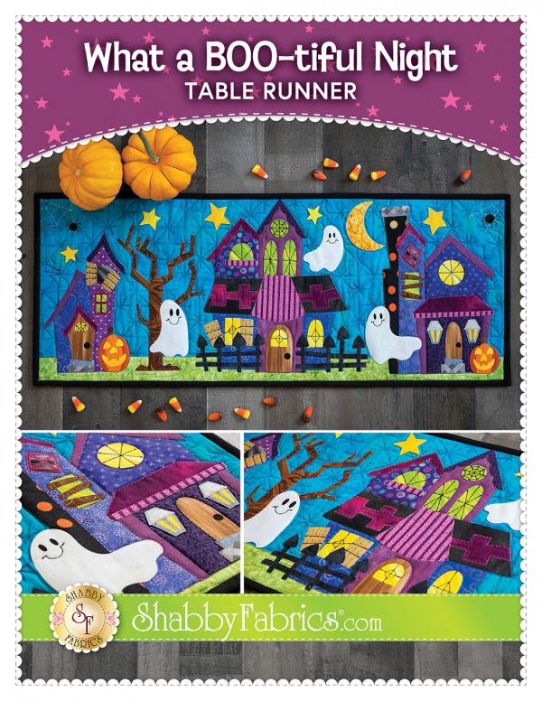 What a BOO-tiful Night Table Runner Pattern