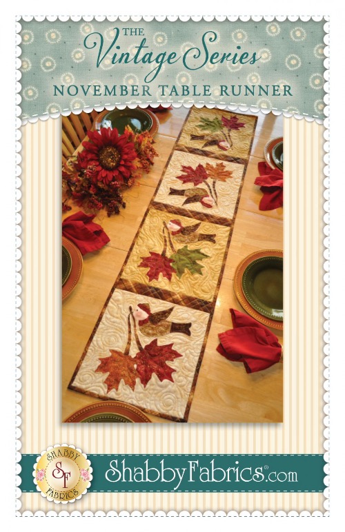 Vintage Series Table Runner November Pattern