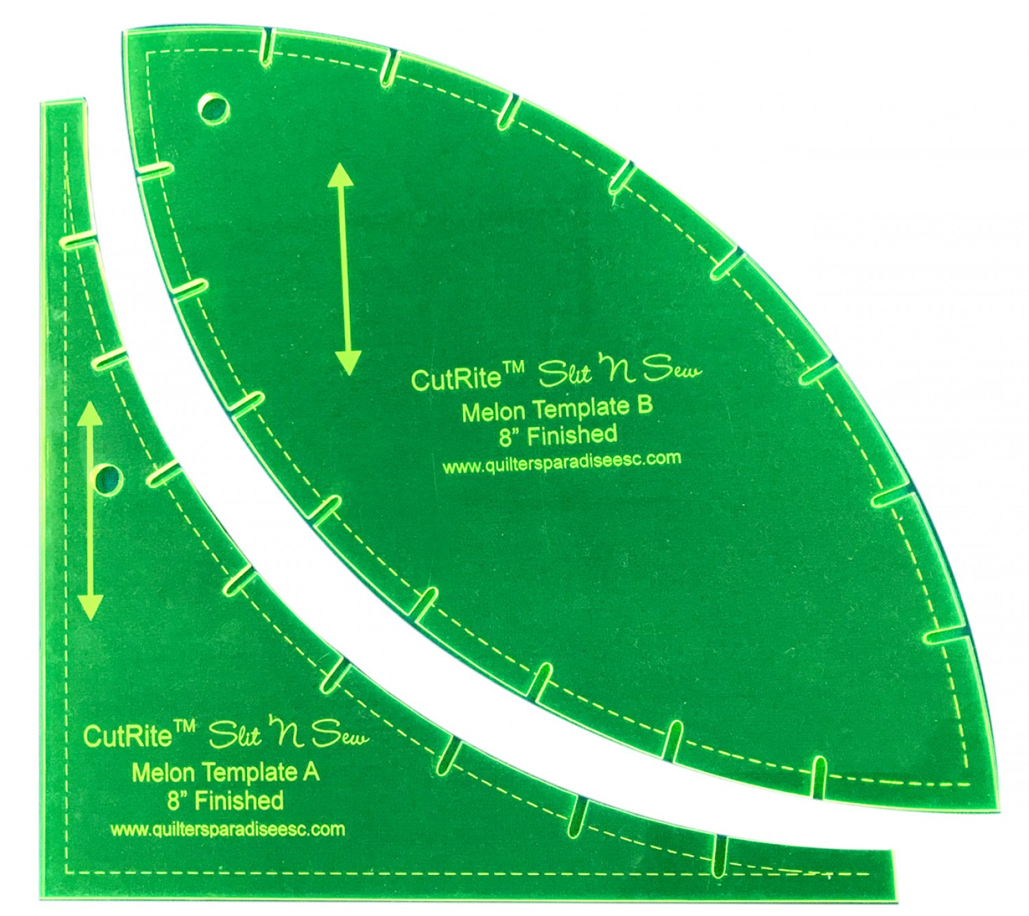 CutRite Slit N Sew Melon 8 Inch Finished Template