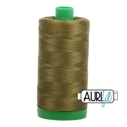 Aurifil 40 1000m 2887 Very Dark Olive Cotton Thread