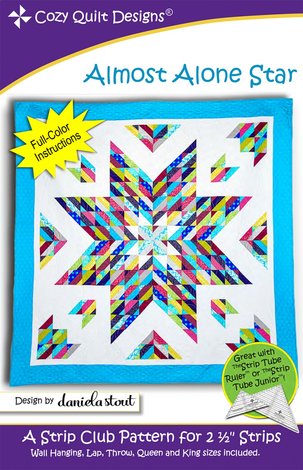 Cozy Quilt Designs Almost Alone Star Quilt Pattern