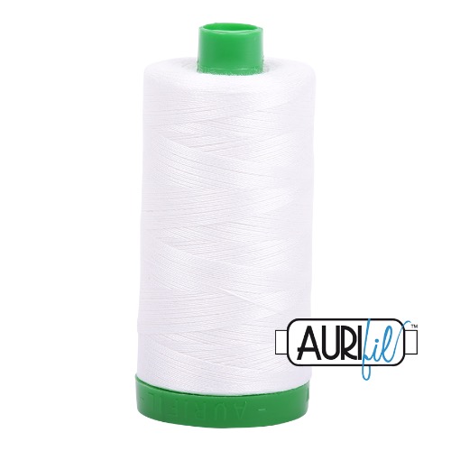 Aurifil 40 1000m 2021 Natural White Cotton Thread