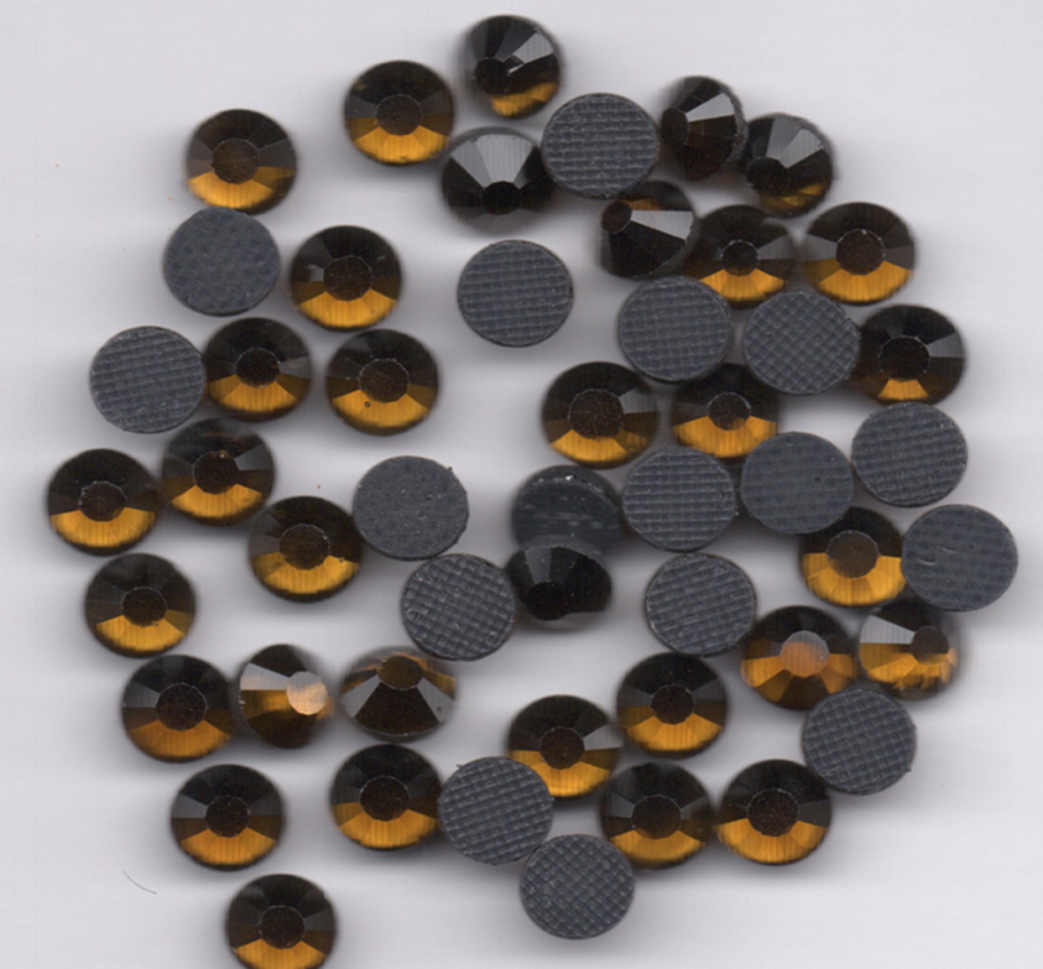 Hotfix Rhinestones 4mm - Brown - 60 Pieces