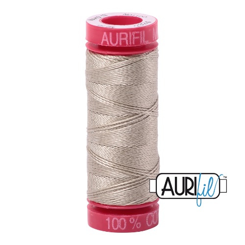 Aurifil 12 50m 2324 Stone Cotton Thread