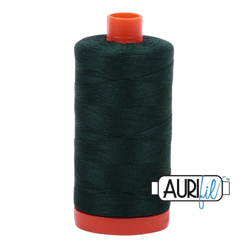 Aurifil 50 1300m 4026 Forest Green Cotton Thread