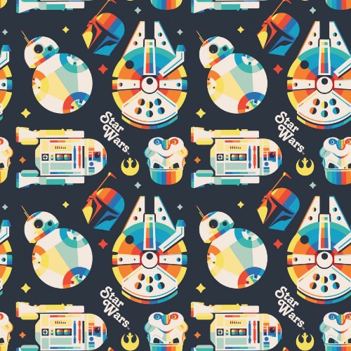 Star Wars Retro Throwback Fabric