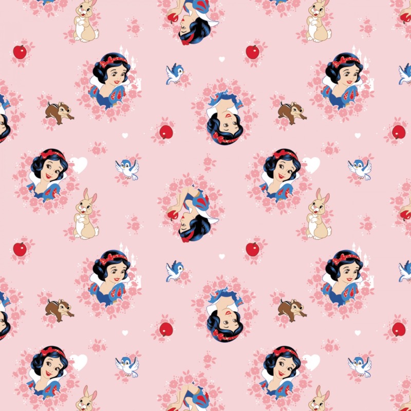 Disney Snow White Heads Fabric