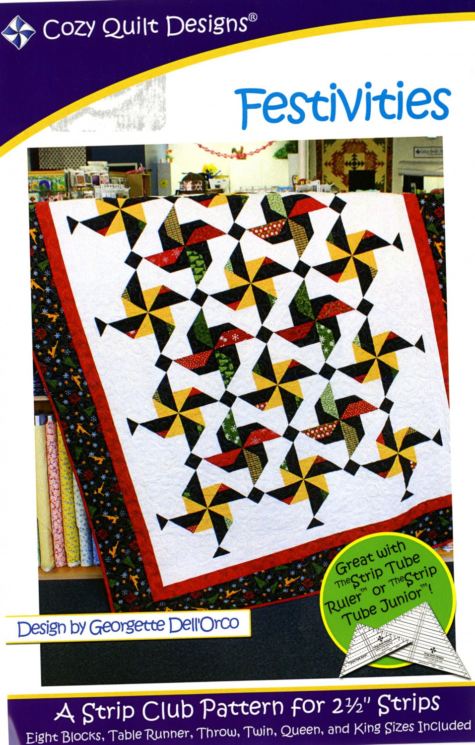Cozy Quilt Designs Festivities Quilt Pattern The Quilt Shop