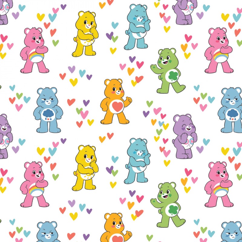 Care Bears Friends Fabric