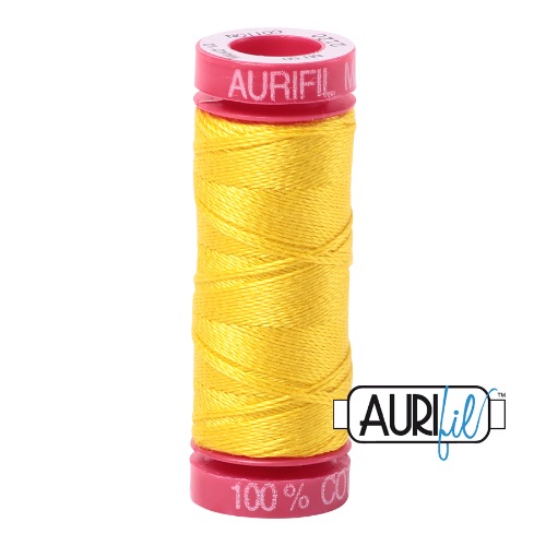 Aurifil 12 50m 2120 Canary Cotton Thread