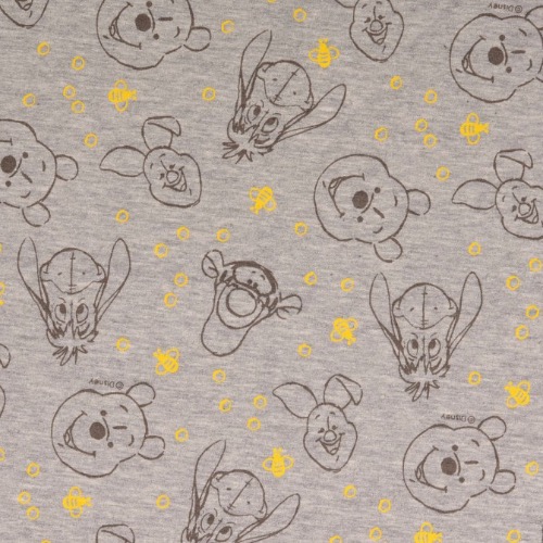French Terry - Winnie the Pooh Fabric