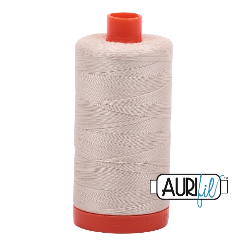 Aurifil 50 1300m 2310 Light Beige Cotton Thread