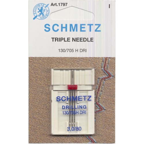 Schmetz Triple Universal Needle Size 3.0/80
