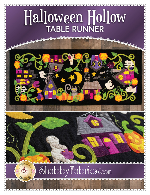 Halloween Hollow Table Runner Pattern