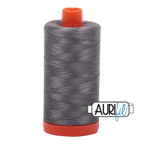 Aurifil 50 1300m 5004 Grey Smoke Cotton Thread