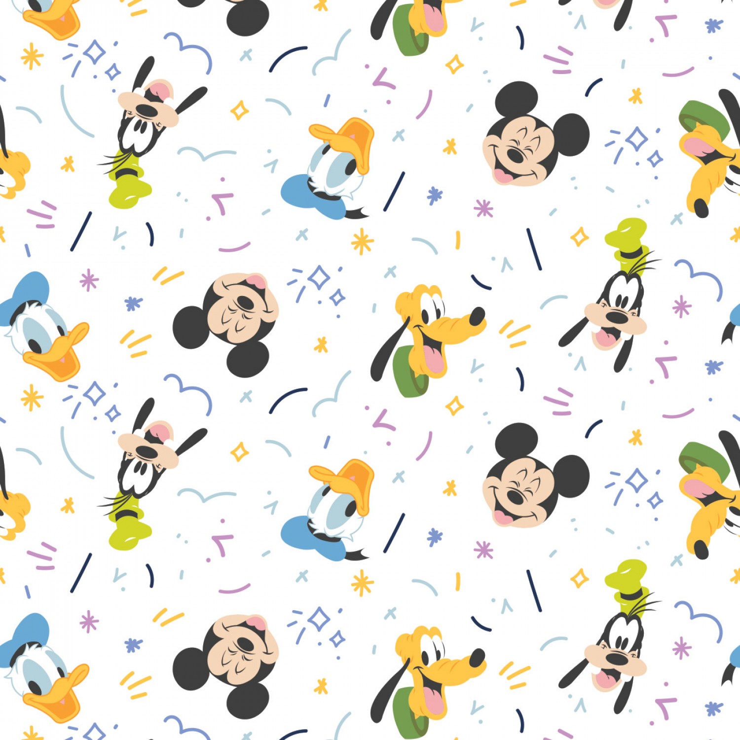 Disney Mickey Mouse Play all Day Fabric