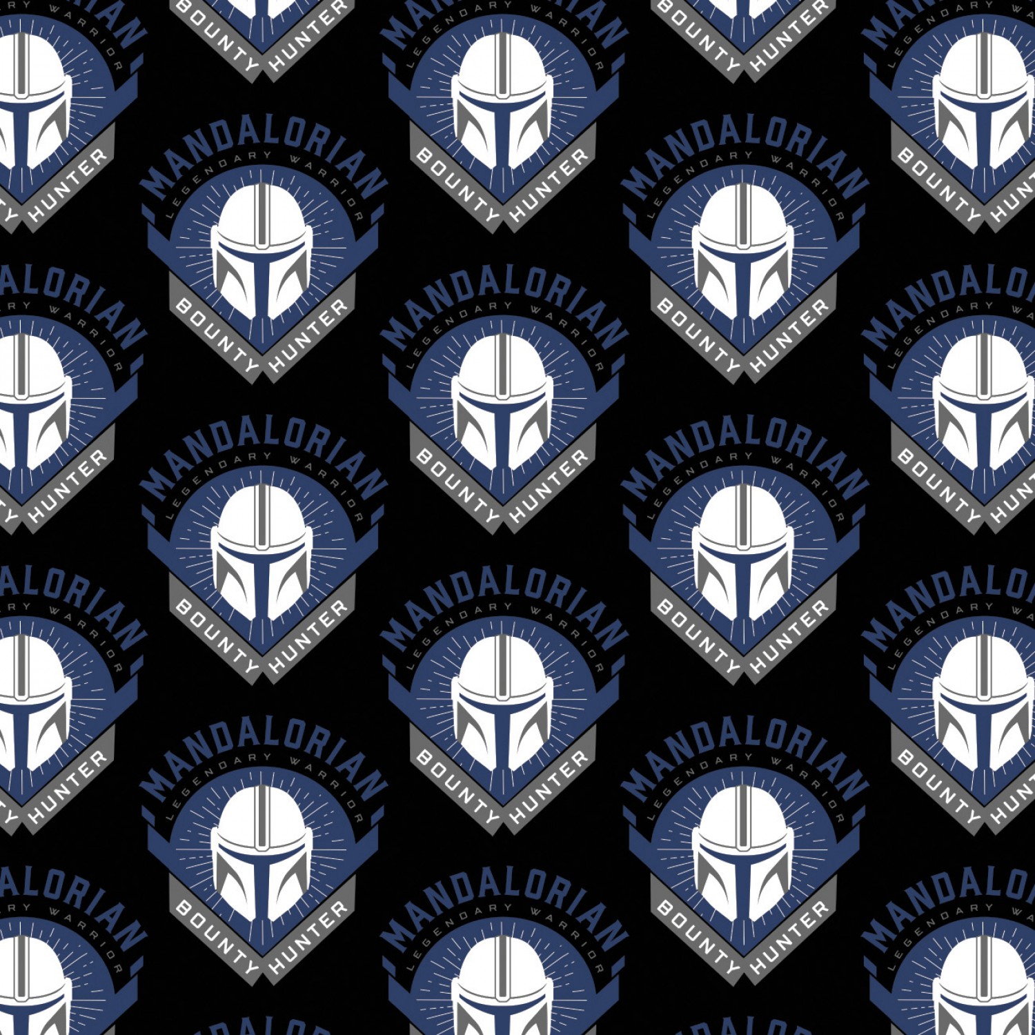 FLANNEL - Star Wars Mandalorian Legendary Warrior Fabric