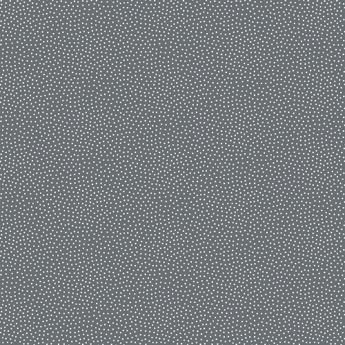 Makower Freckle Dot Grey and White Fabric 9436/C