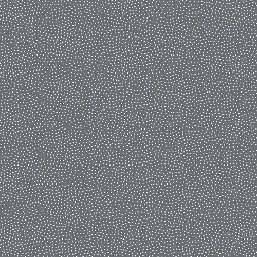 Makower Freckle Dot Grey and White Fabric 9436/C