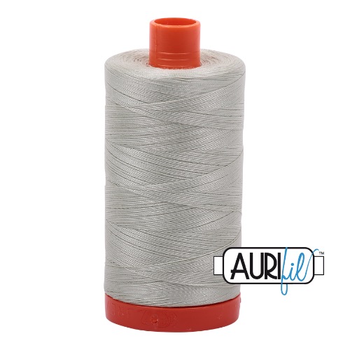 Aurifil 50 1300m 2843 Light Grey Green Cotton Thread