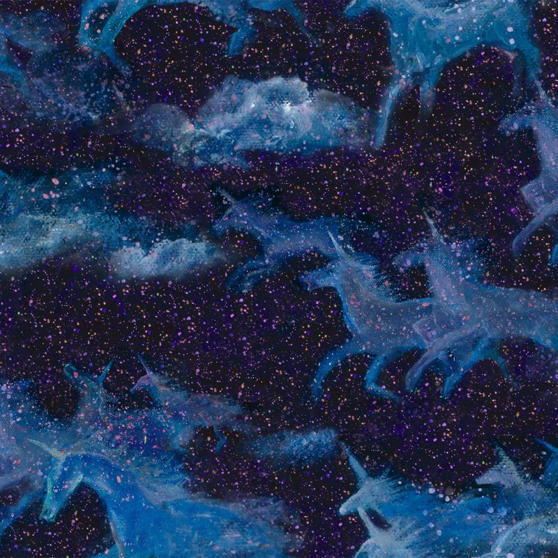 Celestial Journey Night Flight Fabric