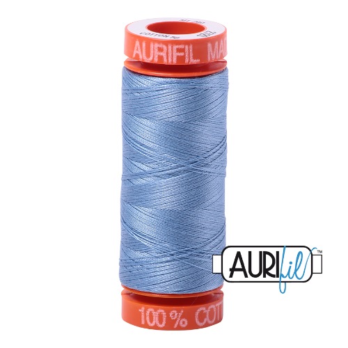 Aurifil 50 200m 2720 Cotton Thread Light Delft Blue