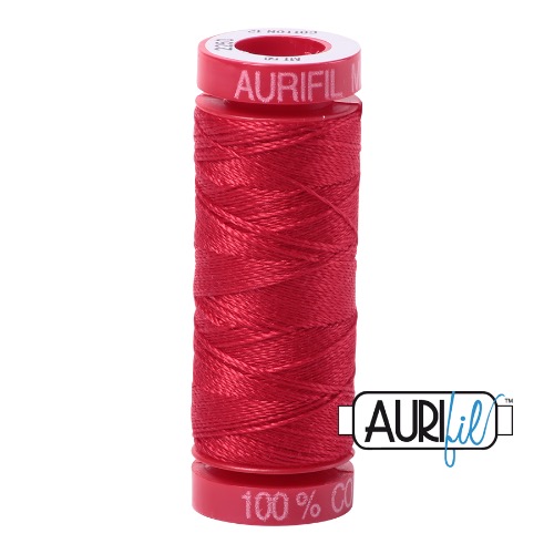 Aurifil 12 50m 2250 Red Cotton Thread