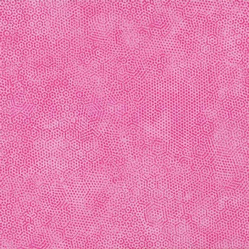 1867/E6 Carnation Makower Andover Dimples Fabric