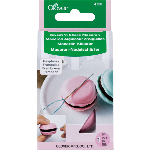 Clover Sweet n' Sharp Macaron Needle Sharpener - Raspberry