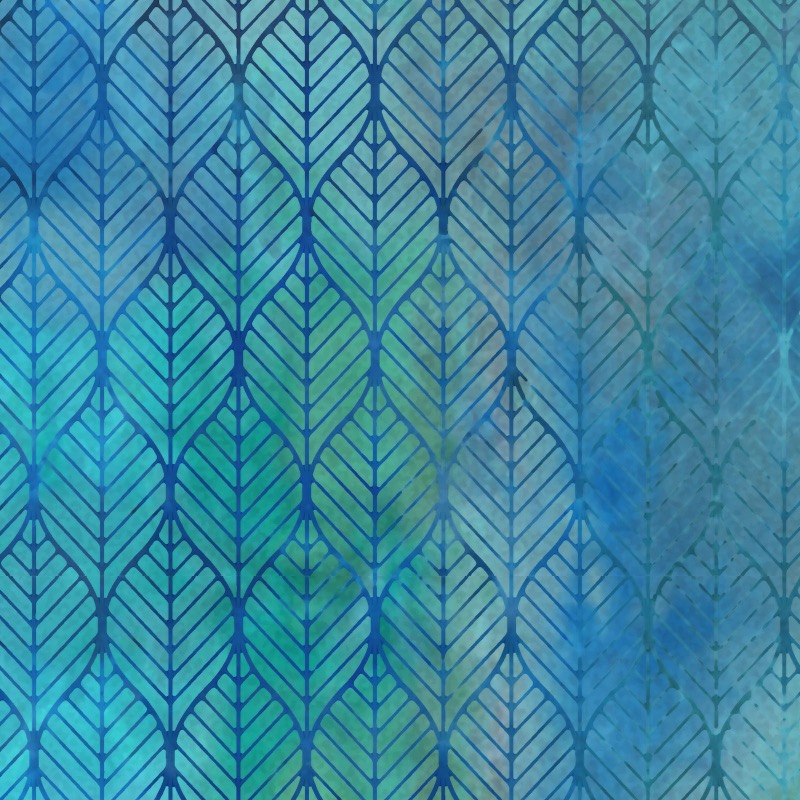 Garden of Dreams Fabric - Blue/Teal