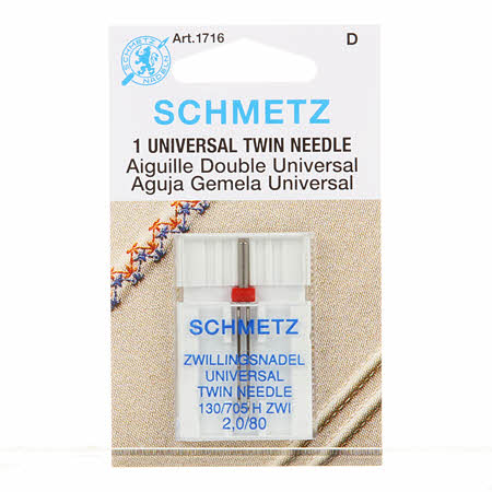 Schmetz Twin Universal Needle Size 2.0/80