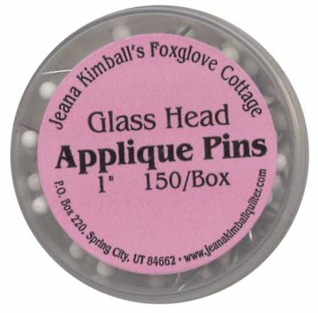 Jenna Kimballs Glass Head Applique Pins 150ct