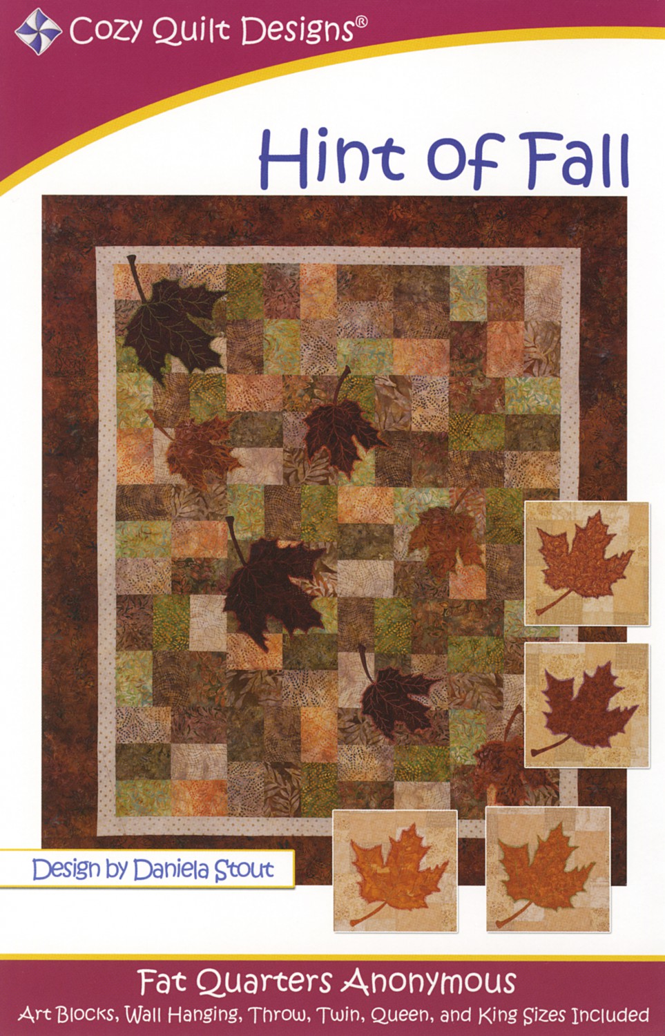 Cozy Quilt Designs Hint of Fall Quilt Pattern