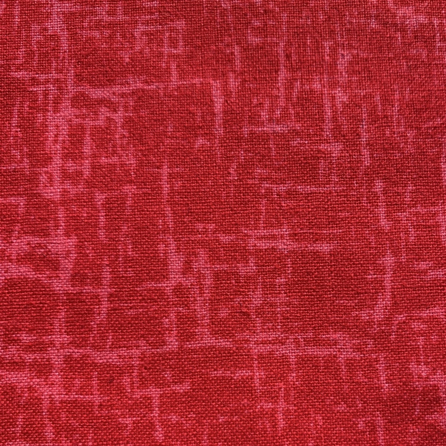 Textured Blenders Red Fabric