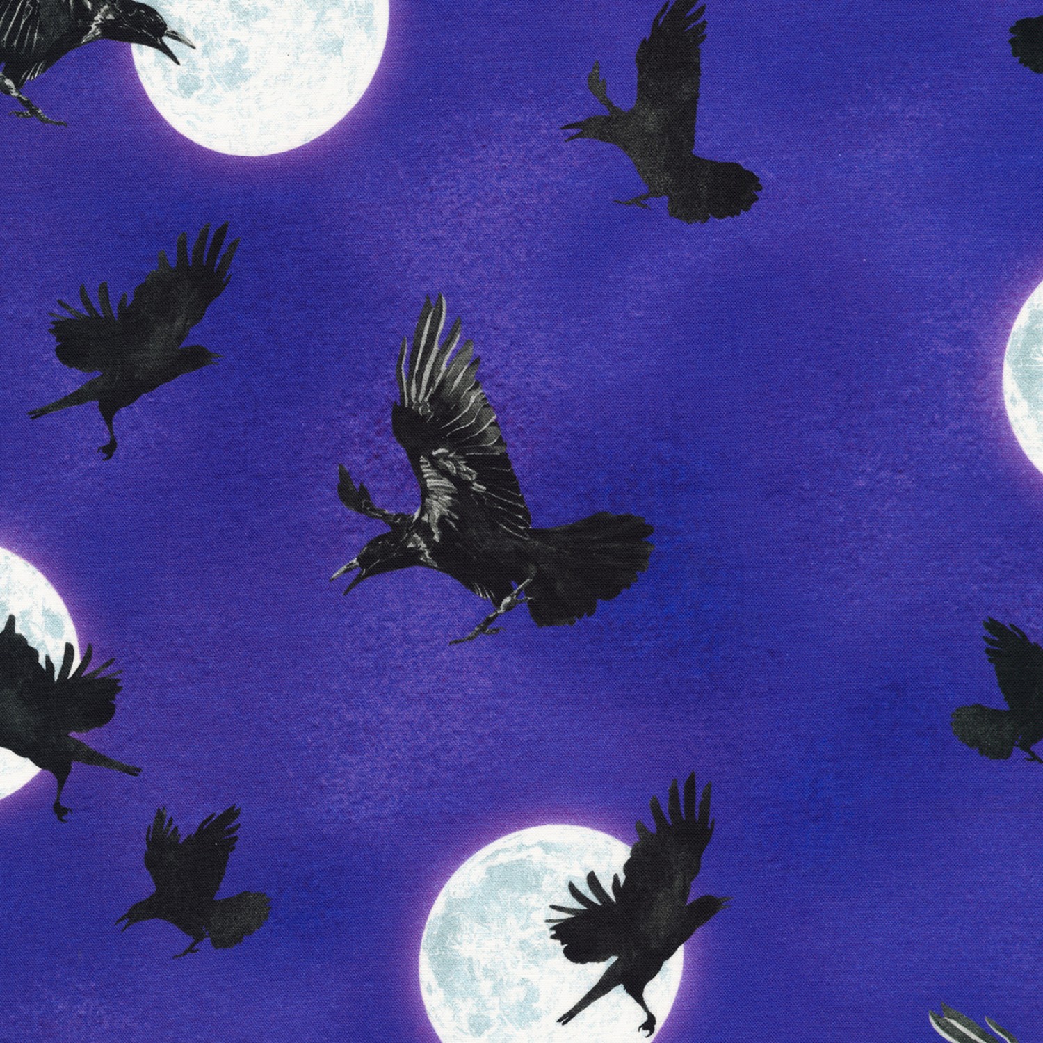 Gumdrop Raven Moon Fabric