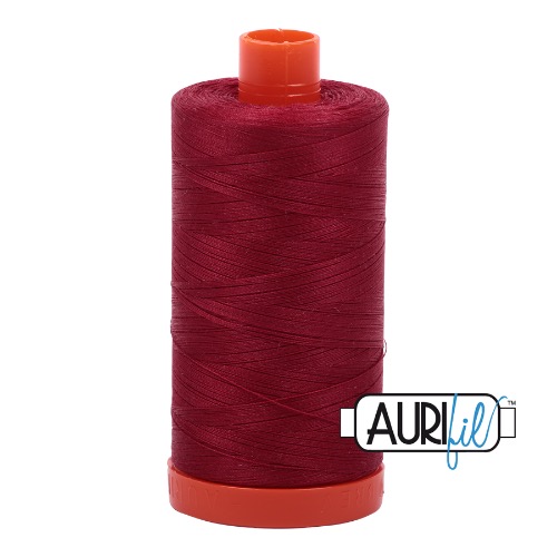 Aurifil 50 1300m 1103 Burgundy Cotton Thread