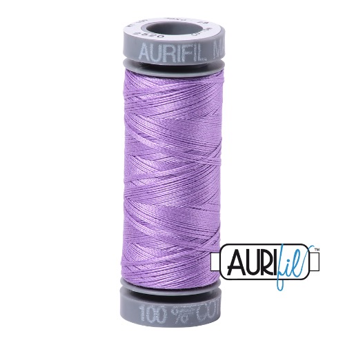 Aurifil 28 100m 2520 Violet Cotton Thread