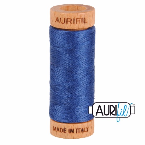 Aurifil 80 280m 2775 Steel Blue Cotton Thread
