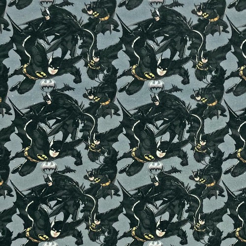 DC Comics Batman Dark Grey Fabric