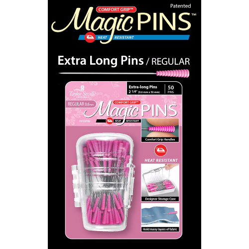 Taylor Seville Extra Long REGULAR Magic Pins 50pk
