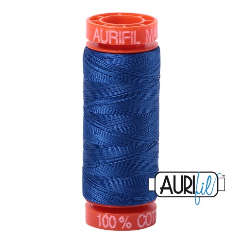 Aurifil 50 200m 2735 Cotton Thread Medium Blue