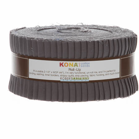 Robert Kaufman Coal Kona Solids Roll Up