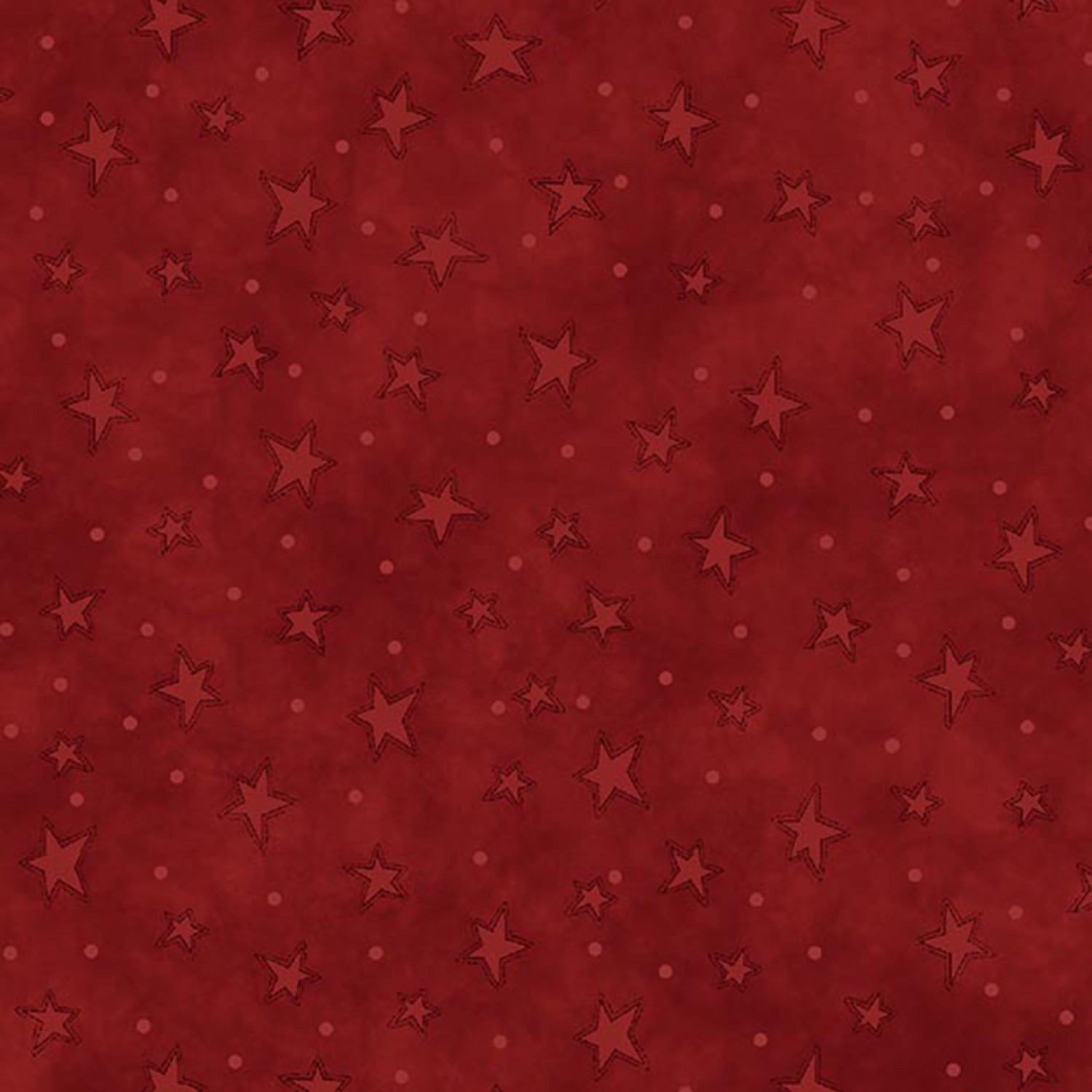 Red Starry Fabric