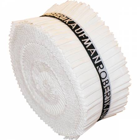 Robert Kaufman Kona Solids Snow Roll Up