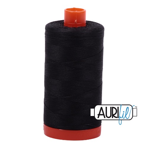 Aurifil 50 1300m 4241 Very Dark Grey Cotton Thread